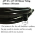 YXJYXJ 3/8" 1/2" OD-25ft, Silicone Tubing ID x Food Grade Silicon Tube Flexible High Temp Pure Silicone Hoses for Home