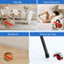 25 3/8" (10 mm) Pcs Round Chair Leg Tips Caps, Silicone Rubber Furniture Leg Floor Protectors, Reduce Noise Folding