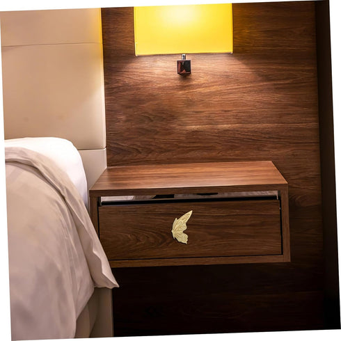Butterfly Cabinet Drawer Pulls Brass Right-Hand Decorative Drawer Handles for Kitchen Cabinet Door Dresser Bedside