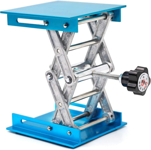 Lab Jack Stand Table Lift, Aluminium Oxide Laboratory Support Jack Platform, 4"X4"
