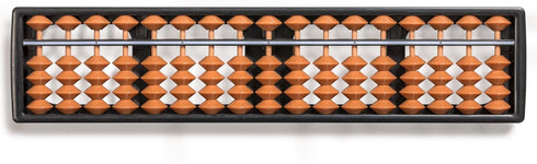 Yellow Mountain Imports Digit Standard Abacus, 10.5 Inches - Professional 17 Column Soroban Calculator