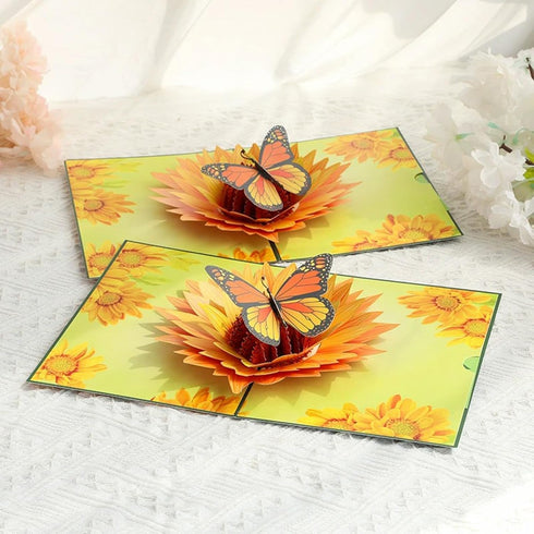 Generic 3D Pop-Up Mothers Day Card Flower Bouquet with Envelope, Happy Mothers Day Greeting Card Birthday Gift for Mom