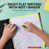 WOT I Telescoping 3 Ring Binder, 4PCS, Flexible Binder with Expandable Spine, Holds 160 Sheets, Black