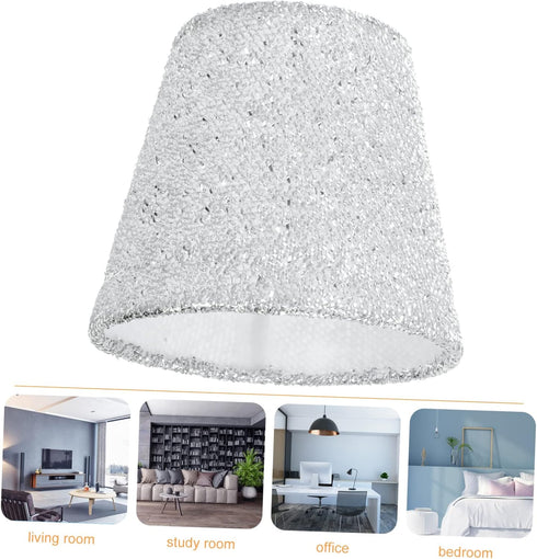 WOONEKY Elegant Lampshade Cover Stylish Cloth Light Fixture for Table Floor and Wall Lamps for Living Rooms Bedrooms