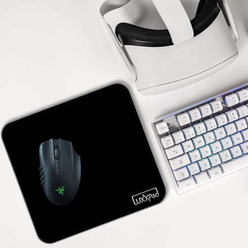 Glassboard Studio LuxxPad Tempered Glass Mouse Pad, Enhanced Precision for Gaming & Work, Durable & Scratch-Resistant,