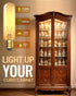 120V 40 Bulbs Dimmable,T10 (E26) 2500K,40W Bulbs Sconces,4 Pack Watt Light Clear Tubular,Medium Base,Warm White