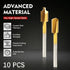 10 1/8"(3mm) Trimming Renyu Pcs HSS Router Carbide Engraving Bits, Titanium Router Bits for Carving, Drilling, DIY