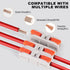 60PCS Avarbuvo Lever Wire Connectors, Mini Push-in Electrical Wire Splice Connector for Quick Connect 24-12 AWG