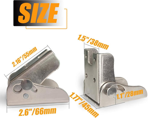 YIDELAI 1 90 Locking Hinge Pair Multifunctional Degree Automatic Locking Folding Bracket Suitable for Folding Furniture
