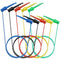 Sumnacon 5 Pcs Multimeter Electrical Test Dual Lead Test Hook Clips, 5 Colors Silicone Flexible Test Cables