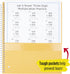 Five Star Spiral Notebook, 1 Subject, College Ruled Paper, 100 Sheets, Yellow, 11" x 8-1/2" (73475)
