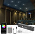 CHINLY Meteor 3W 96pcs 0.03in 9.8ft Bluetooth 12LEDs Fiber Optic Lights Kit