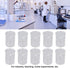 10PCS Glass Beakers Set, 25mL Graduated Measuring Beaker, Thick Walled Experiment Beaker Cups with Scale