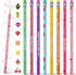 Leinuosen 72 Pcs Scented HB Pencils for Kids, Colorful Fun Wood Pencils with Erasers for School Office Classroom