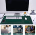 MOSISO Large Gaming Mouse Pad & Massage Keyboard Wrist Rest Set, Ergonomic Non-Slip Base for Home Office, Peacock Green