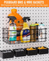 INCLY 238PCS Pegboard Accessories Organizer Kit, Hooks Assortment with Bins and Paper Towel Holder for Garage