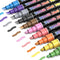 Liquid Chalk Markers Pens, 10 Metallic Colors Washable & Wet Erase for Blackboard, Glass Window, Graduation Celebration
