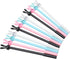 Yansanido 12 Pcs Fluent Writing Pen - 0.5 mm Black Ink Rabbit Ear Shape Rolling Ball Gel Ink Pen