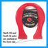 Dowling Magnets Giant Horseshoe Magnet for Kids, 8.5" x 7" x 1.125", Red, Ages 3+