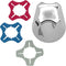 Tub and Shower Replacement for P-P Modern Style Verve Repair Kit, 3 Piece Button Set in Polished Chrome