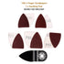 CNBTR Universal Oscillating Multitool Polishing Finger Sanding Pad Disc, Sandpaper Sheet Set