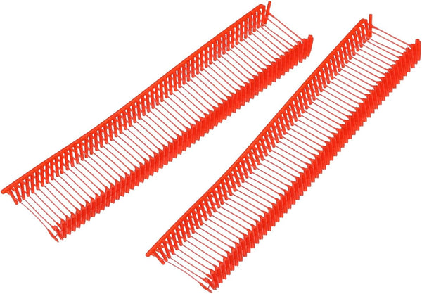 MECCANIXITY Standard Tagging Fasteners, Plastic Regular Barbs for Garment Price Tag Labeling, Pack of 1000 Red