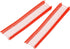 MECCANIXITY Standard Tagging Fasteners, Plastic Regular Barbs for Garment Price Tag Labeling, Pack of 1000 Red