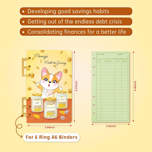 Money Saving Challenge Book, Binder with 24 Various Low Income Savings Challenges, Easy Way to Save Cash
