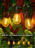 35FT 10+1 Bulbs, 2700K Brightown Outdoor String Lights with Shatterproof Edison Waterproof Hanging Patio Lights Outside