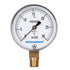 MEASUREMAN Diaphragm Type Capsule Low Pressure Gauge 2-1/2" Dial, 1/4" NPT Lower Mount, Adjustable, 0-30 in H2O