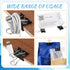 Black Binder Clips, 500 Pieces, 0.6 Inch Medium Paper Clamps for Classroom and Office Supplies