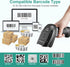 onewscan 1D 2D&PDF417 640 480 CMOS Handheld Barcode Scanner, QR Code Scanner USB Wired Data Matrix x Image Automatic