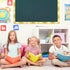 Ecally 65.6 ft Scalloped Bulletin Board Borders, Decorative Trim for School Classroom Home Decor