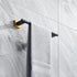 12-Inch Towel Bar, Miyili SUS 304 Stainless Steel Hand Towel Holder for Bathroom or Kitchen Wall Mount, Black & Gold