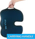 Newstyle Tailbone Coccyx Gel Seat Cushion, Cool Gel Covered Firm Memory Foam Pad for Car, Office Chair and Wheelchair |