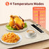 Countertop, 4 Warming Mat for Food - Electric Silicone Food Warming Tray for Buffet, Rollable Food Warmer Mat for Fast