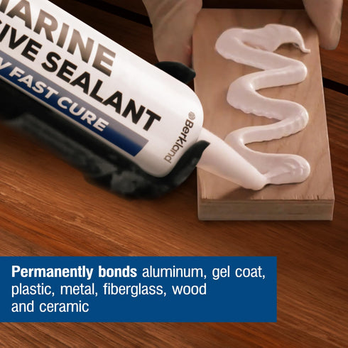 10 oz Marine Adhesive Sealant 5200, Fast Cure, Permanent Watertight Bonding, UV Resistant