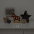 Little Love by NoJo LED Lighted Nursery Dcor - Adorable Brown Bear Design with Natural Wood Base