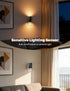 2-Pack Dimmable 90Rotatable 0-100LM 3000K 1W fesnne Night Light, Plug-in Night Light with Plug, Adjustable Brightness