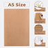 EOOUT 48pcs Kraft Paper Notebooks | Journals for Kids, Blank Paper, 60 Pages, 80GSM, 8.3 X 5.5 Inch, Travel Journal Set