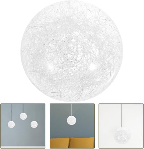 G9 120mm ARTIBETTER Glass Globe Lamp Shade Replacement Lampshade Base Bubble Chandelier Light Covers Pendant Wall