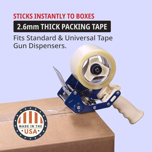 TAPE LOGIC 2" x 55 yds Acrylic Packing Tape, 6-Pack Heavy Duty Clear Packing Tape Rolls for Home, Office Packaging