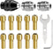 Drill Chuck Collet Set for Dremel, 15PCS Kit, 0.8-3.2mm Shank Replacement, Keyless Quick Change Accessory