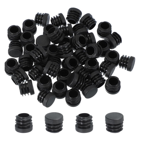 PATIKIL 3/4 Inch Plastic Tubing End Caps, 50 Pcs Round Hole Plug