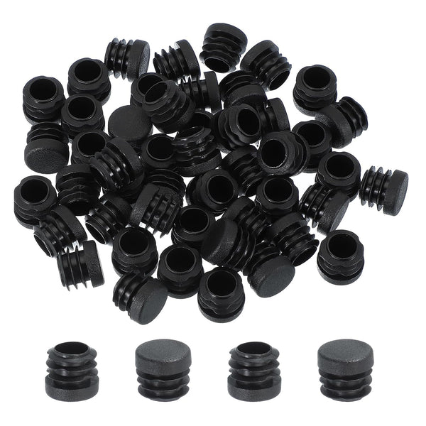 PATIKIL 3/4 Inch Plastic Tubing End Caps, 50 Pcs Round Hole Plug