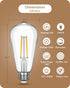 EDISHINE Vintage LED Edison Bulbs 6 Pack, 8W Equivalent 60W, ST64 Dimmable 700LM 2700K Warm White E26 Base
