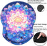 Wrist Support Mouse Pad, Non-Slip Rubber Base, Small Desktop Mouse Mat for Home Office, Beautiful Mandala Design