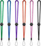 YOUOWO 6 Pack Nylon Wrist Lanyard, Adjustable Length for Flashlight, Wallet, USB Drive, Cell Phone Charms, Key ID