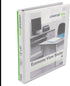 Universal UNV20742 11 in. x 8.5 in. 1 in. Capacity 3 Rings Slant D-Ring View Binder - White by Universal