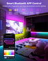 Pak 32.8ft 16 44 RGB+IC LED Strip Lights for Bedroom & TV, Smart Lights with Remote APP Control, DIY Million Colors